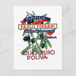 Postal olio ferrari