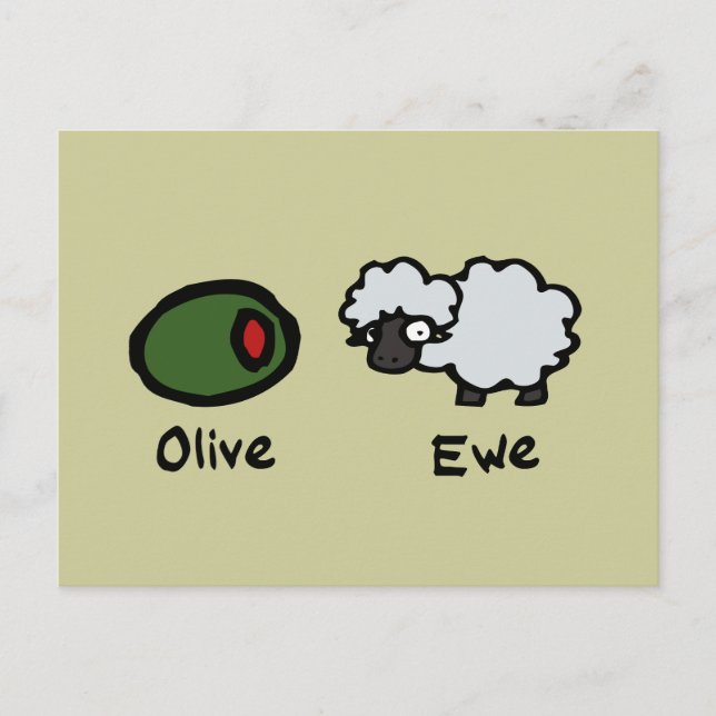 Postal Olive Ewe (Anverso)