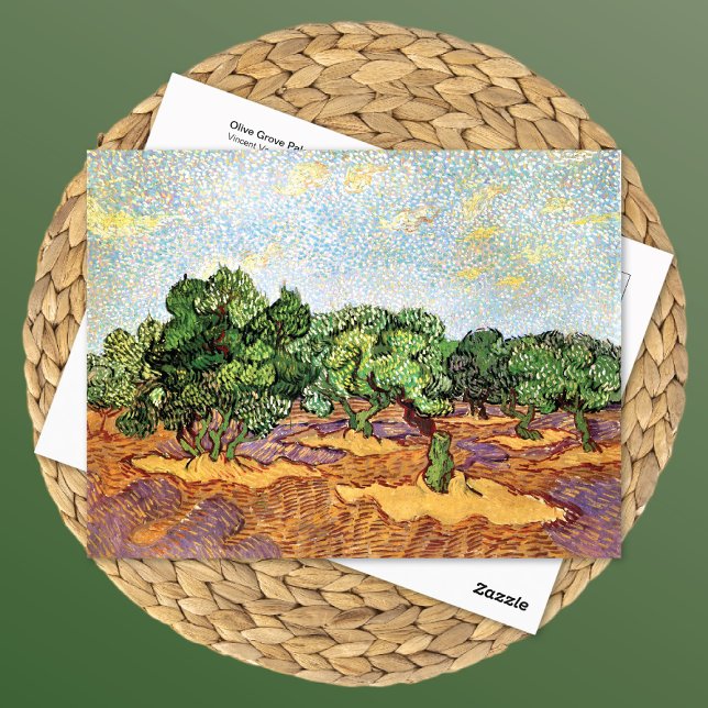 Postal Olive Grove Pale Blue Sky Vincent van Gogh (Subido por el creador)