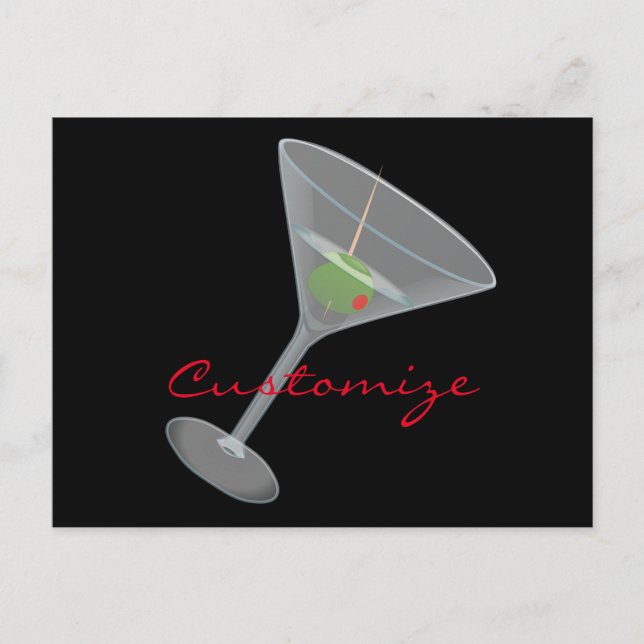 Postal Olive Martini Thunder_Cove (Anverso)