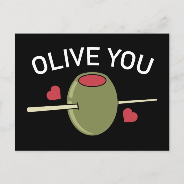 Postal Olive You (Anverso)