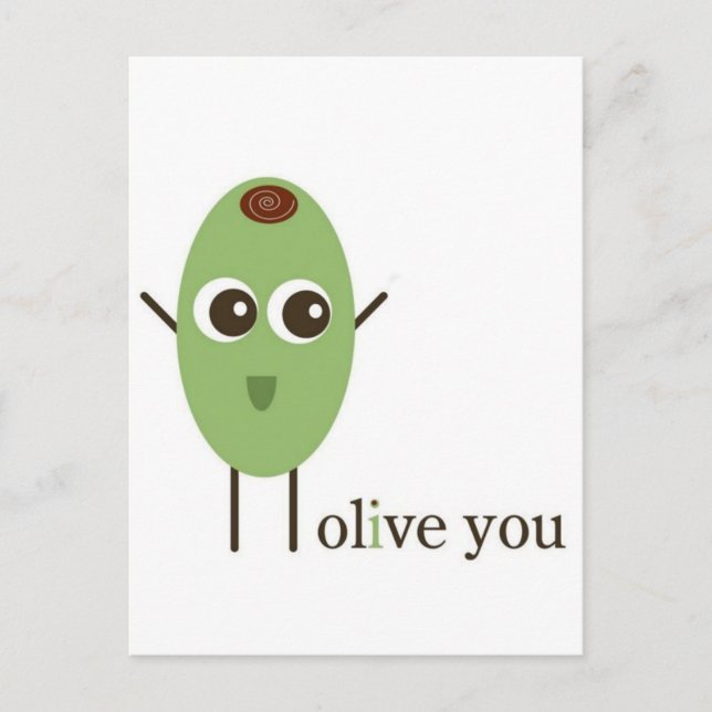 Postal Olive You (Anverso)