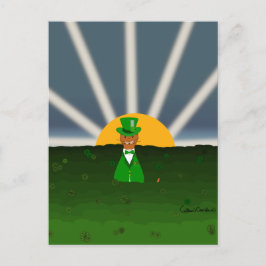 Postal Oliver El Otter y el Campo de la Píldora de Shamro