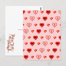 Postal Oliver El Patrón Del El día de San Valentín Otter