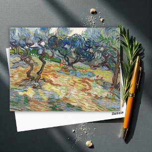 Postal Olivos de Vincent Van Gogh