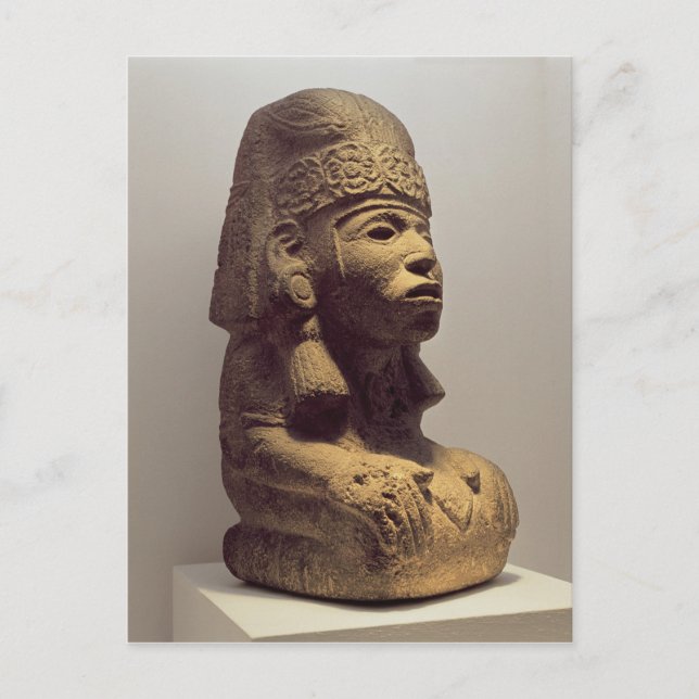 Postal Olla en forma de figura arrodillada, 800-1200 (Anverso)