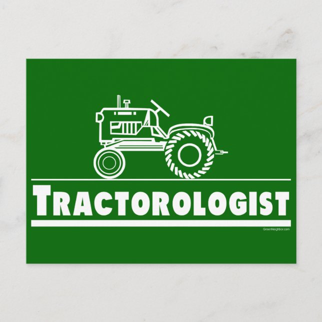 Postal Ología del Tractor Verde (Anverso)