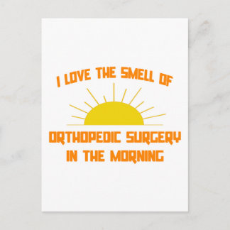 Postal Olor a cirugía ortopédica en la mañana