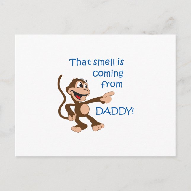 POSTAL OLOR QUE VIENE DE DADDY (Anverso)