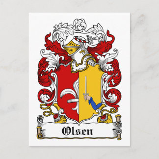 Postal Olsen Family Crest