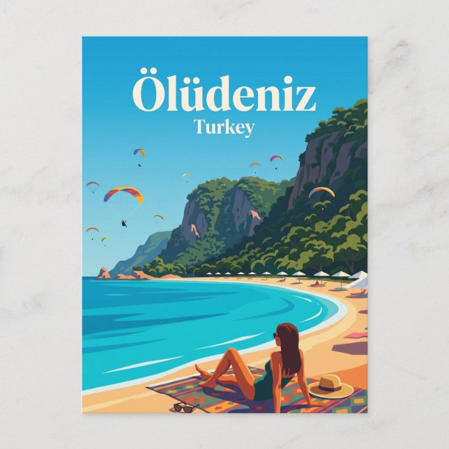 Postal Ölüdeniz Turquía (Anverso)