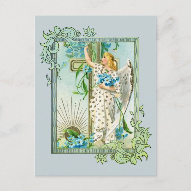 Postal Olvídate de mí y no de Ángel (Anverso)