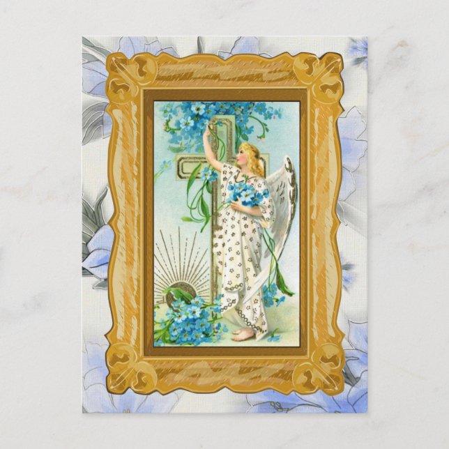 Postal Olvídate de mí y no de Ángel (Anverso)