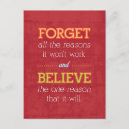 Postal Olviden todas las razones por las que no funcionar