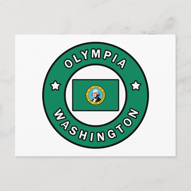 Postal Olympia Washington (Anverso)