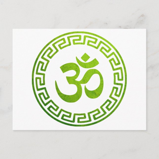 Postal Om, Om Hindu, Om Symbol, Om Logo, Aum (Anverso)