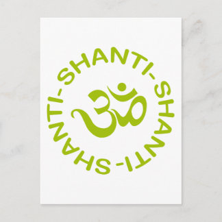 Postal Om Shanti Shanti Shanti Gift