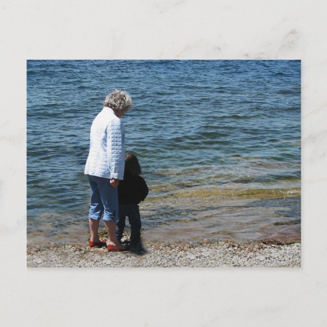 Postal Oma y Devin (Anverso)