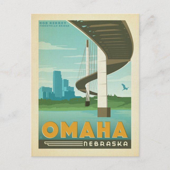 Postal Omaha, NB (Anverso)