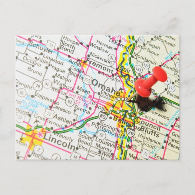 Postal Omaha, Nebraska (Anverso)
