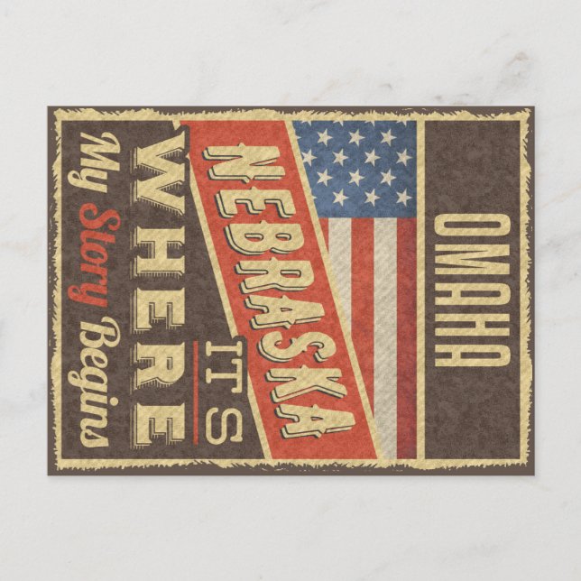 Postal Omaha Nebraska (Anverso)
