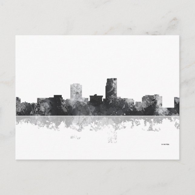 POSTAL OMAHA NEBRASKA SKYLINE (Anverso)