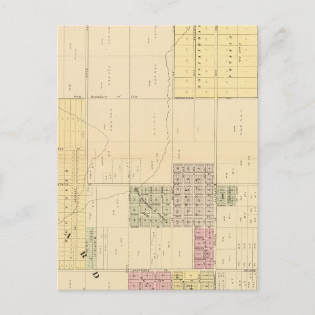 Postal Omaha septentrional, Nebraska (Anverso)