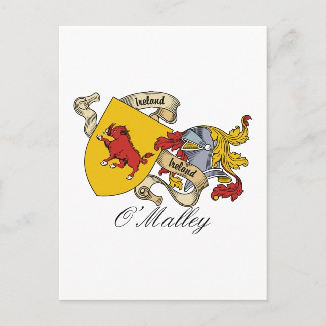 Postal O'Malley Family Crest (Anverso)