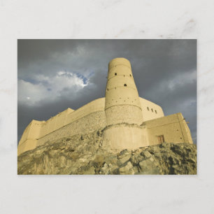 Postal Omán, montañas occidentales de Hajar, Bahla. Fuert