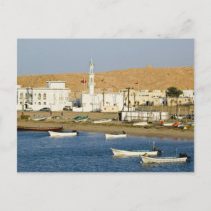 Postal Omán, región de Sharqiya, Sur. Pueblo de Ayajh, cr