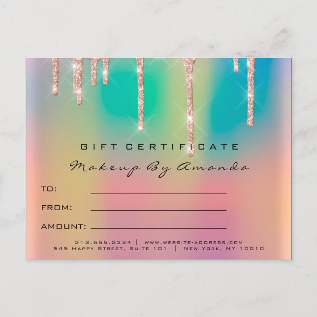 Postal Ombre de la extensión de la extensión del certific (Anverso)