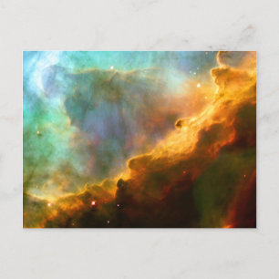 Postal Omega Swan Nebulosa Hubble Space