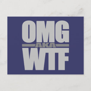 Postal OMG alias WTF personalizado