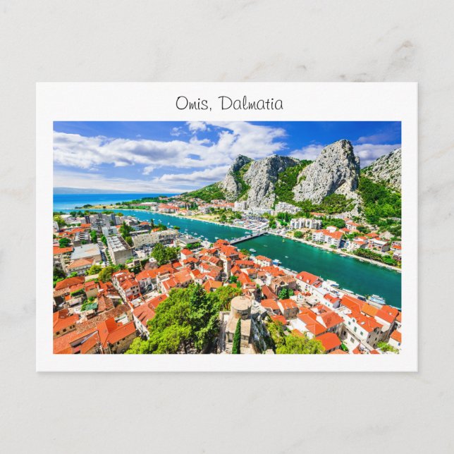 Postal Omis Dalmatia (Anverso)