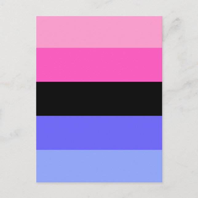 Postal Omnisexual Pride Flag (Anverso)