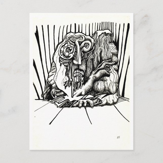 Postal On Edge, por Brian Benson (Anverso)