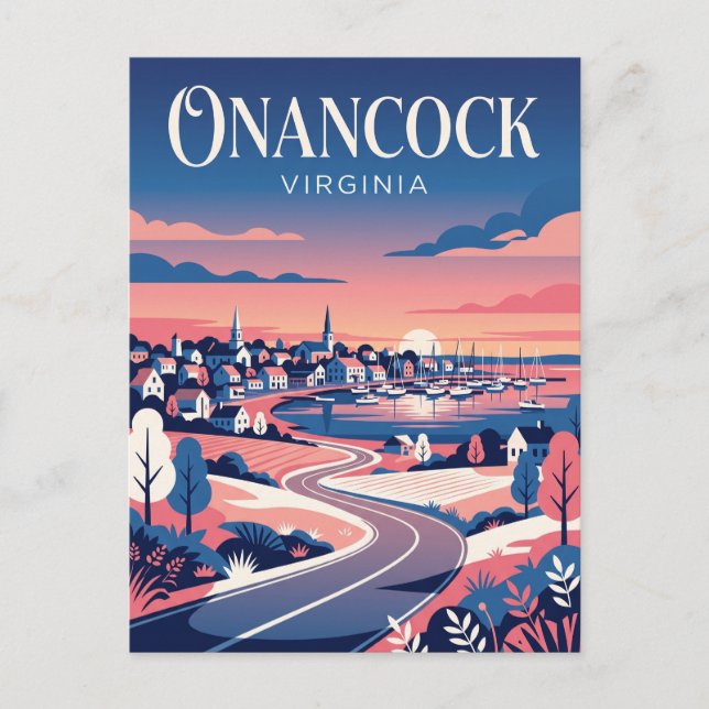 Postal Onancock EE. UU. (Anverso)