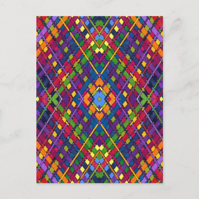 Postal Onda brillante (Anverso)