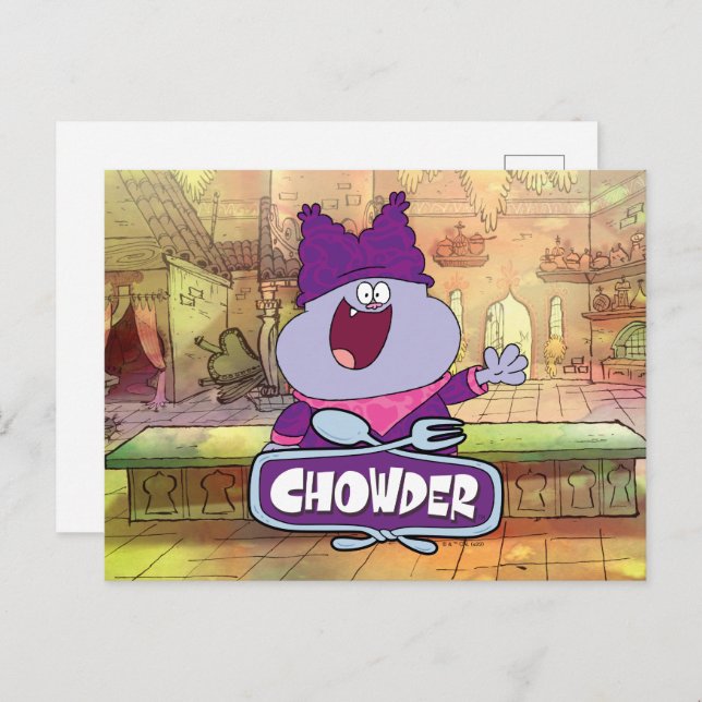 Postal Onda de Chowder (Anverso / Reverso)