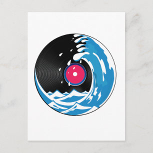 Postal Onda de vinilo