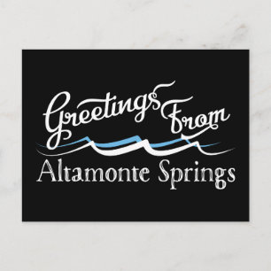 Postal Ondas de agua de Altamonte Springs