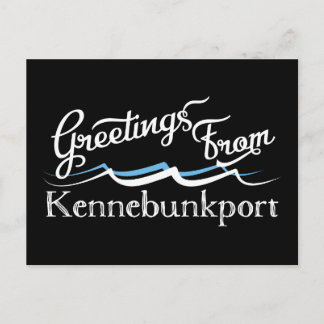 Postal Ondas de agua de Kennebunkport