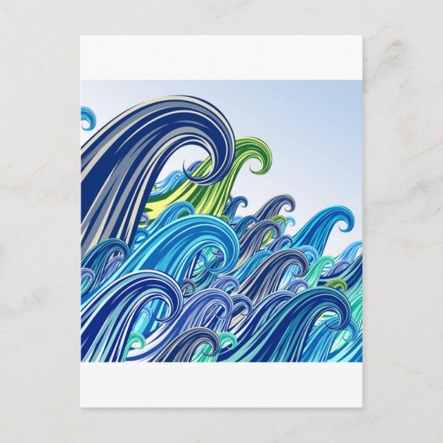 Postal Ondas do Mar (Anverso)