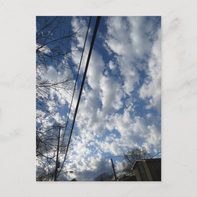 Postal Ondas en la nube (Anverso)