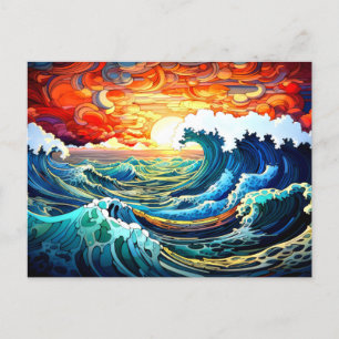 Postal Ondas épicas 12