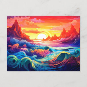 Postal Ondas épicas 5
