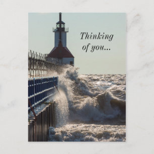 Postal Ondas Ferosas En San José Pensando En Ti