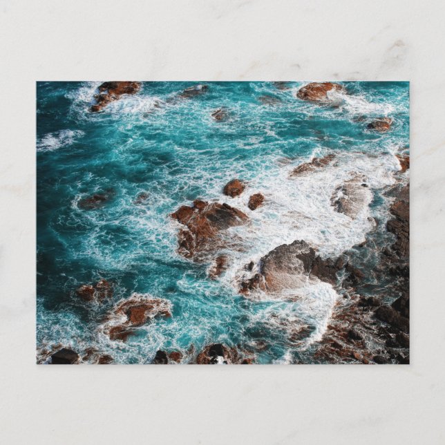 Postal Ondas marítimas (Anverso)