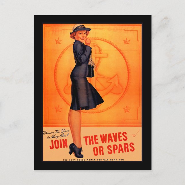 Postal Ondas o Espárragos (Anverso)