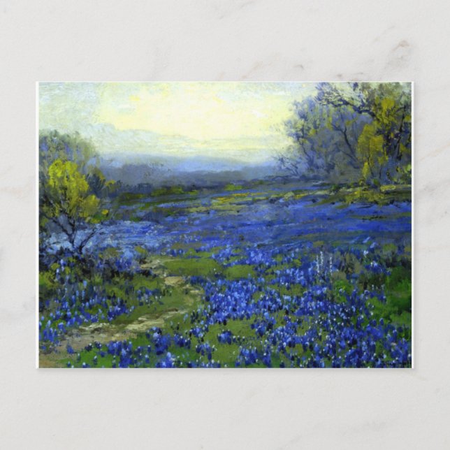 Postal Onderdonk - Buenos días en Bluebonnets (Anverso)